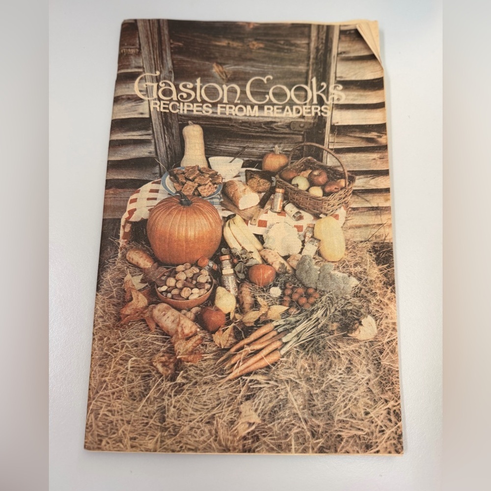 1985 Gaston Cooks: Recipes from Readers Cookbook and Advertisements